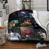 Football Celebration Moment printed flannel breathable and warm blanket, a stylish home gift, suitable for home, office and bedspread use. 0713a6