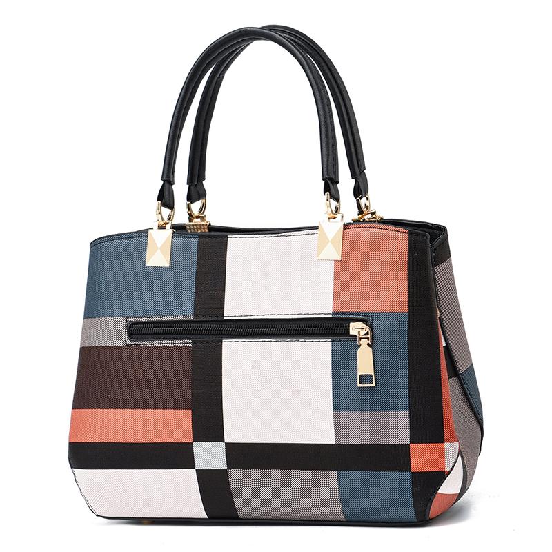 Women's Standard Checkered Work Bag  Decor Crossbody Bag  Women's Top Handle Bags