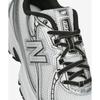 New Balance NB 740 Suni Kürk Kumaş Retro Minimalist Moda Çok Yönlü Baba Ayakkabısı Unisex Spor Ayakkabı Beyaz Gümüş U7401P5