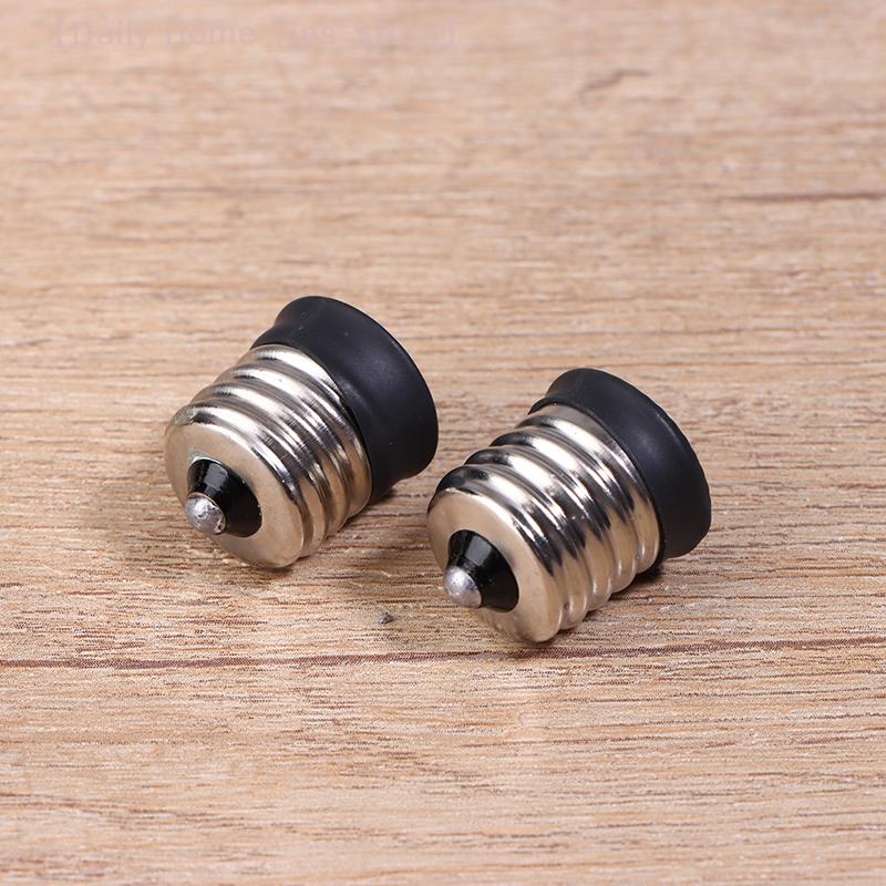 2Pcs E17 To E12/ E14 Lamp Holder Led Lighting Light Base Converter Screw Bulb Socket Adapter LED Saving Light Halogen Lamp Head