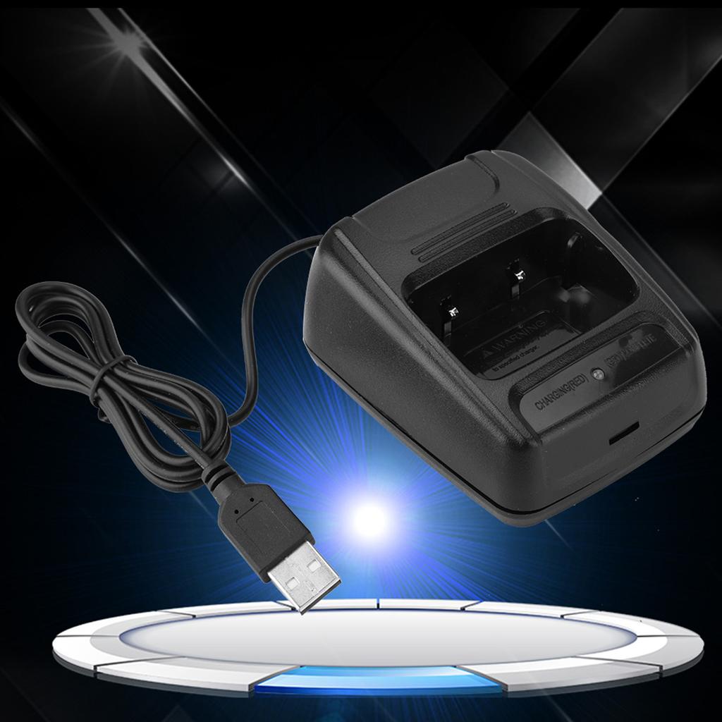 Dvoucestná rádiová vysílačka USB nabíjecí dokovací stanice pro Baofeng BF888SBF777SBF666S