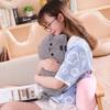 Kawaii Cat Plush Pillow Kitten Cushion Soft Colorful Stuffed Toys Gray Pink White Plush Doll Houseware Gifts for Girlfriend
