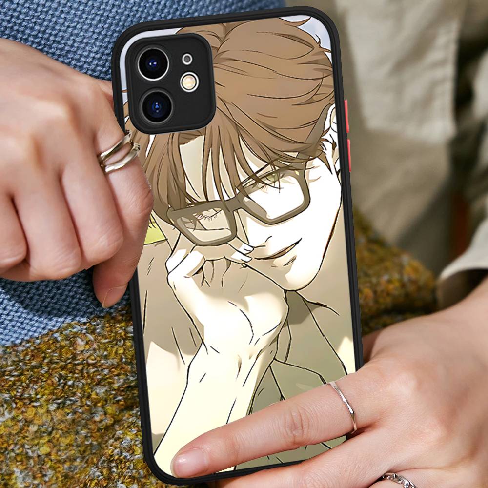 Nerd Project bl Anime For iPhone 11 12 13 14 15 16 Pro Max Plus Matte Translucent Phone Cover