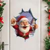 Christmas Decorations Holiday Party Decoration Window Stickers Pvc Static Stickers Window Decorations