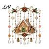 Light Catching Ornaments for Fireplace Christmas Wind Chime Acrylic Sun Catcher Outdoor Garden Patio Elegant Decorations Festivals Decor Hanging