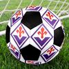1PC ACF Fiorentina Logo Size 5 Soccer Ball PrahaIndoor Soccer Ball Colorful All Ages Machine Stitched PVC Competition Ready Durable High-Bounce