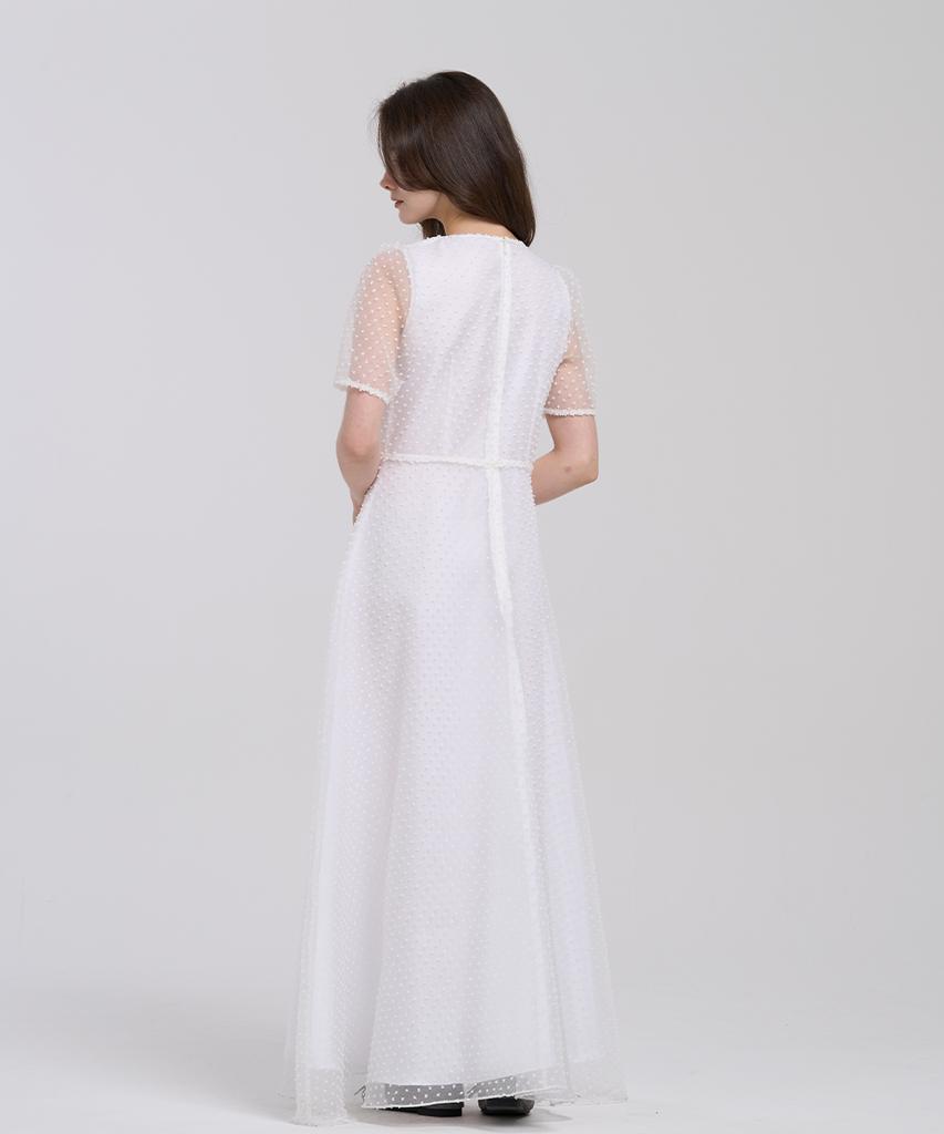 Reve Hearted Cantilena Dress - White