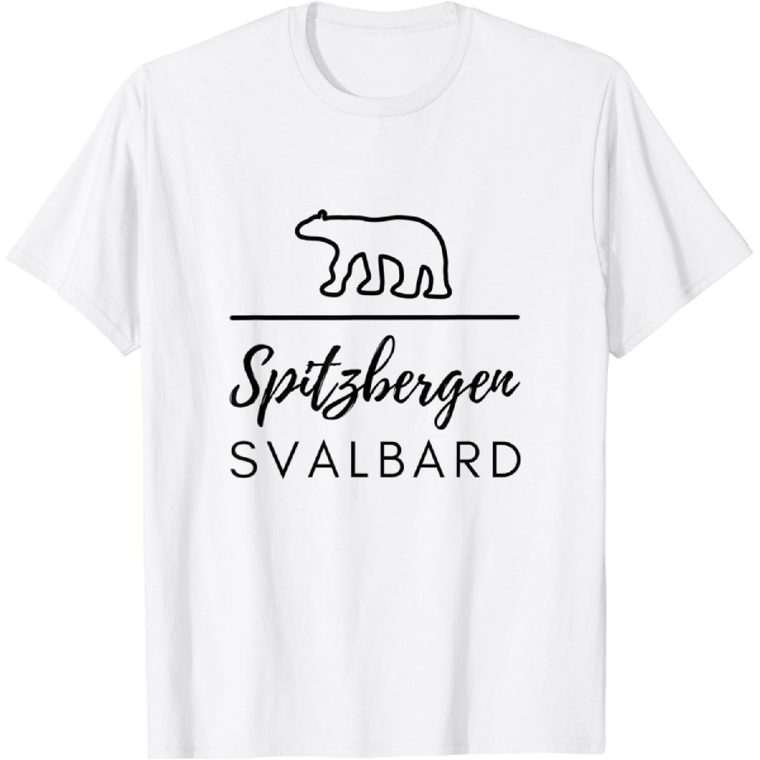 HERSIL Spitzbergen Svalbard Polar Bear T-Shirt XXXXXL белый