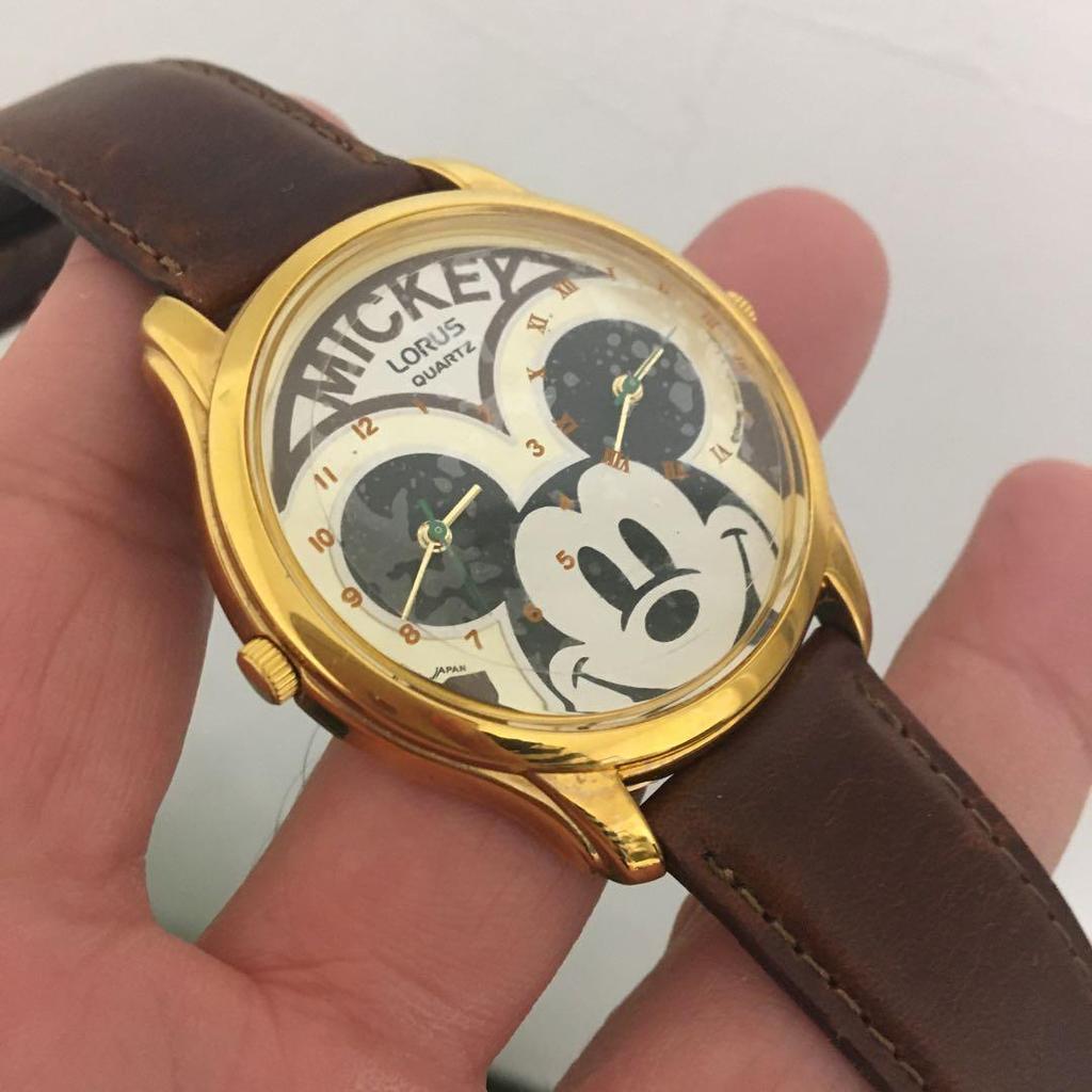 Used Rare Retro LORUS Mickey Watch