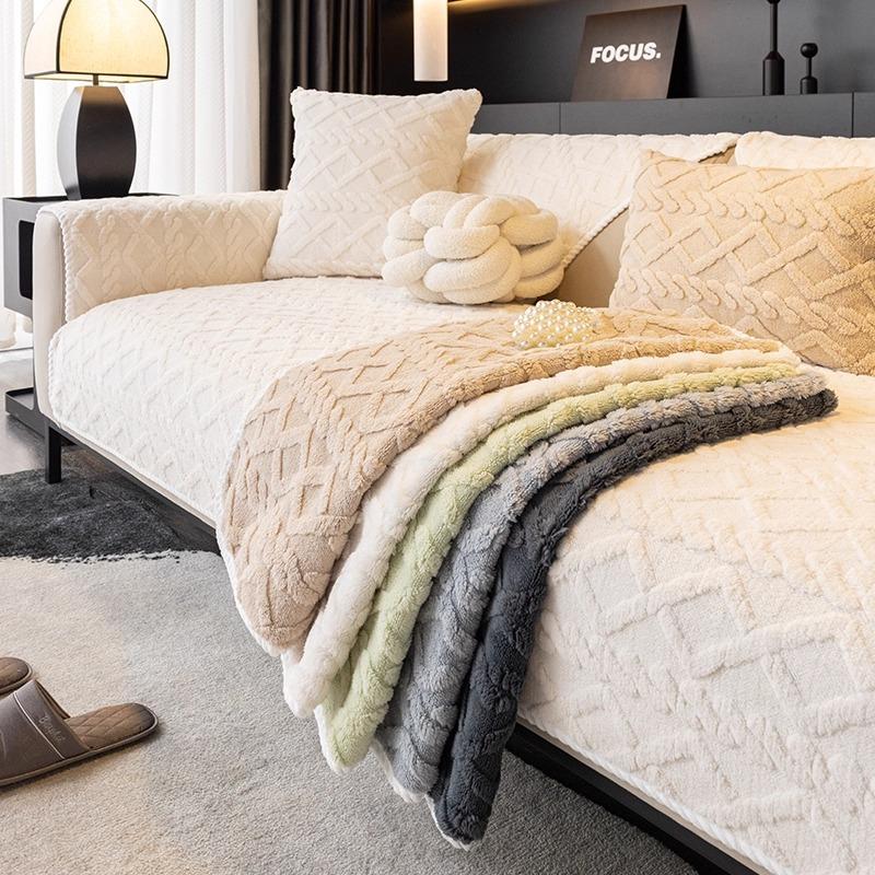 Pernă de canapea 2025 nouă universală pentru patru sezoane anti-alunecare pernă de șezut husă de canapea high-end de lux ușor husă simplă de praf