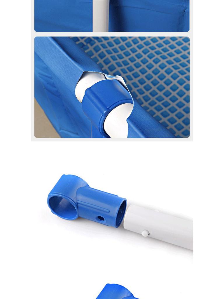 Original Intex Extra Large Rectangular Tubular Frame Children's Family Swimming Pool 28273