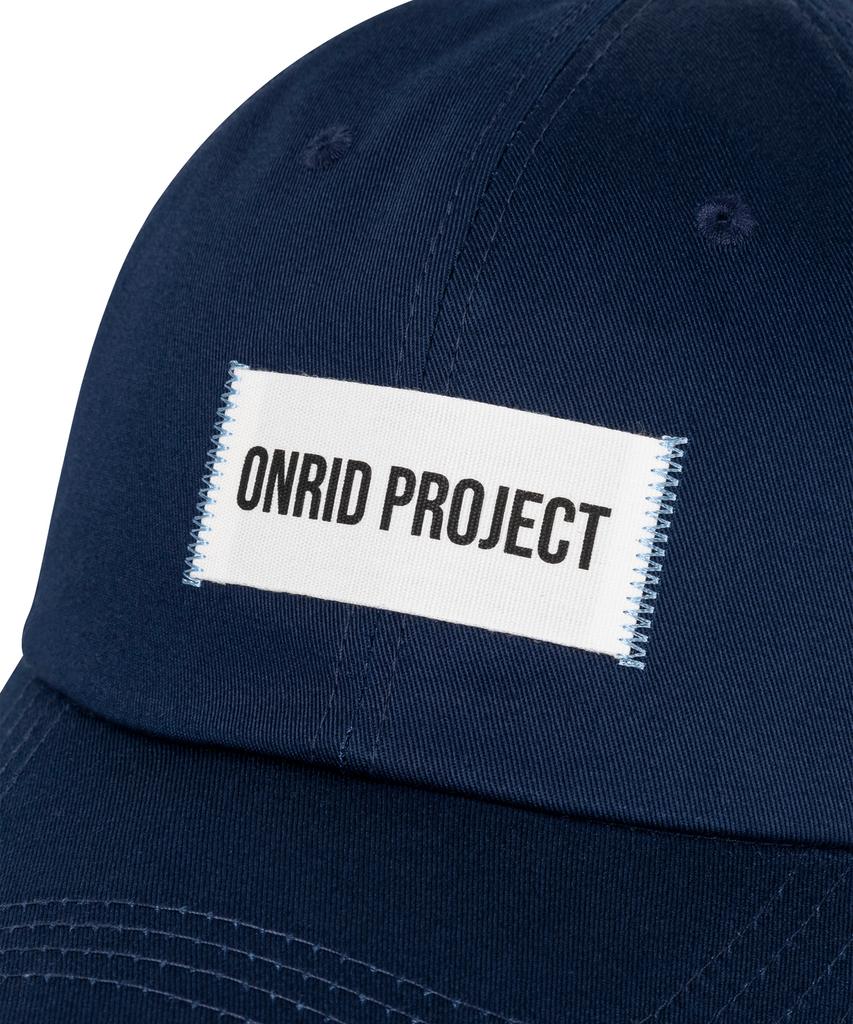 ONRIDPROJECT Logo Label Ball Cap - Navy