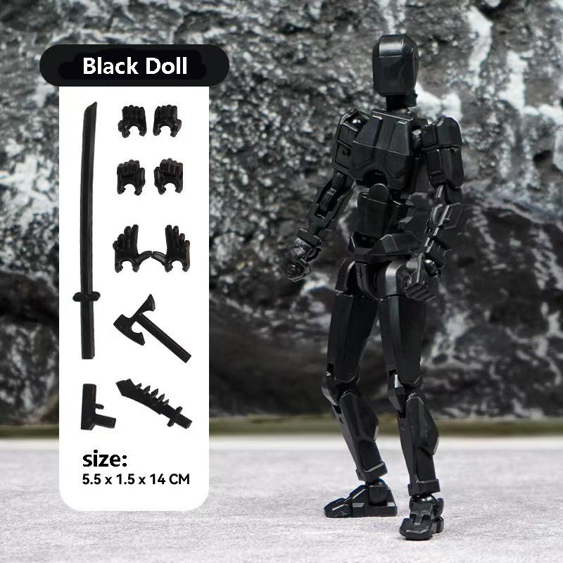 3D Multi-Jointed Movable Shapeshift Robot Joint Dog Creative Printed Mannequin Dummy Action Model Doll Toys for Children's Gifts