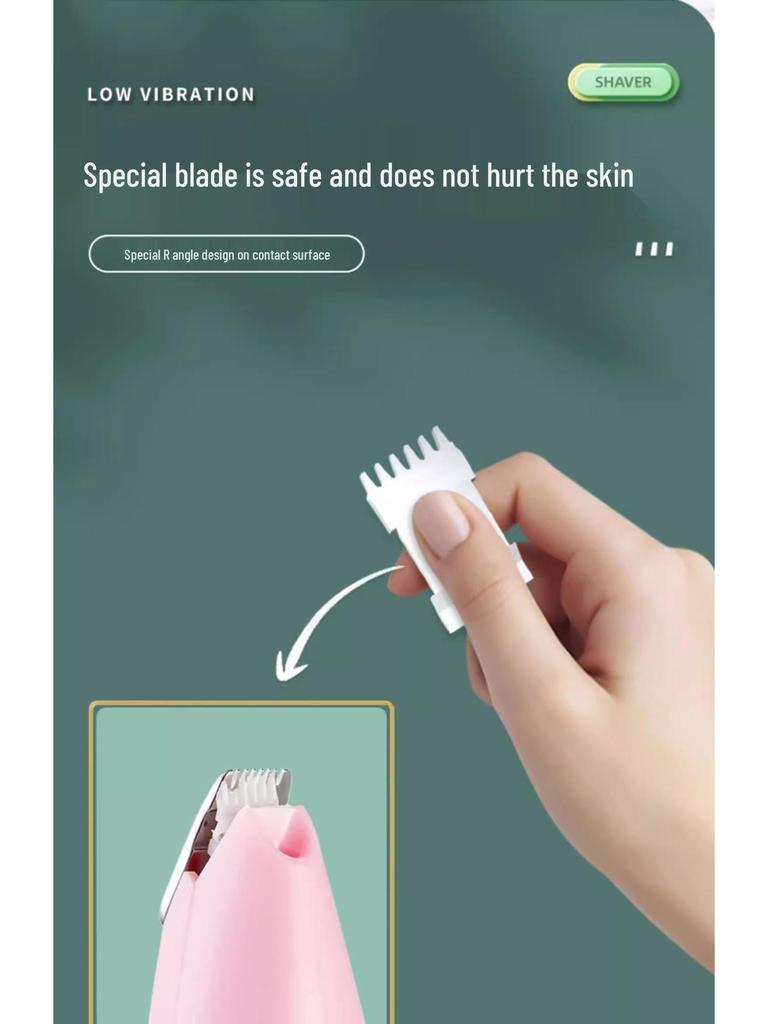 Electric Pet Hair Trimmer with Light for Cats & Dogs