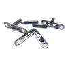 Pack of 20 Hide Mounting Connectors Accessory for Cabinets and Shelves Sturdy Stainless Steel Construction for Easy Use
