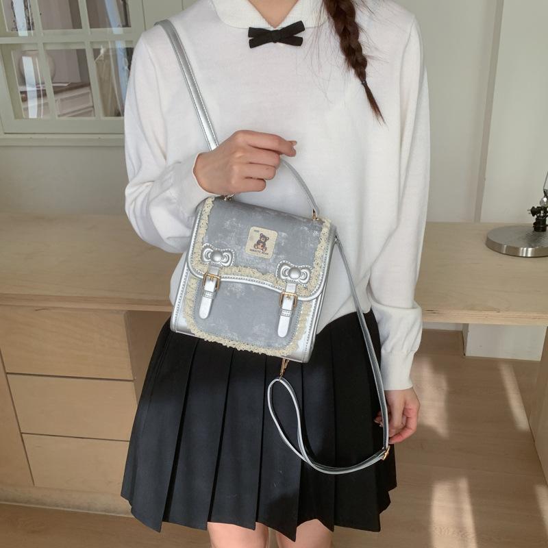 Schoolbag Exquisite Super Fire Niche Backpack Women's 1011 Summer New Mini Versatile Commuter Backpack Small Schoolbag Pain Bag