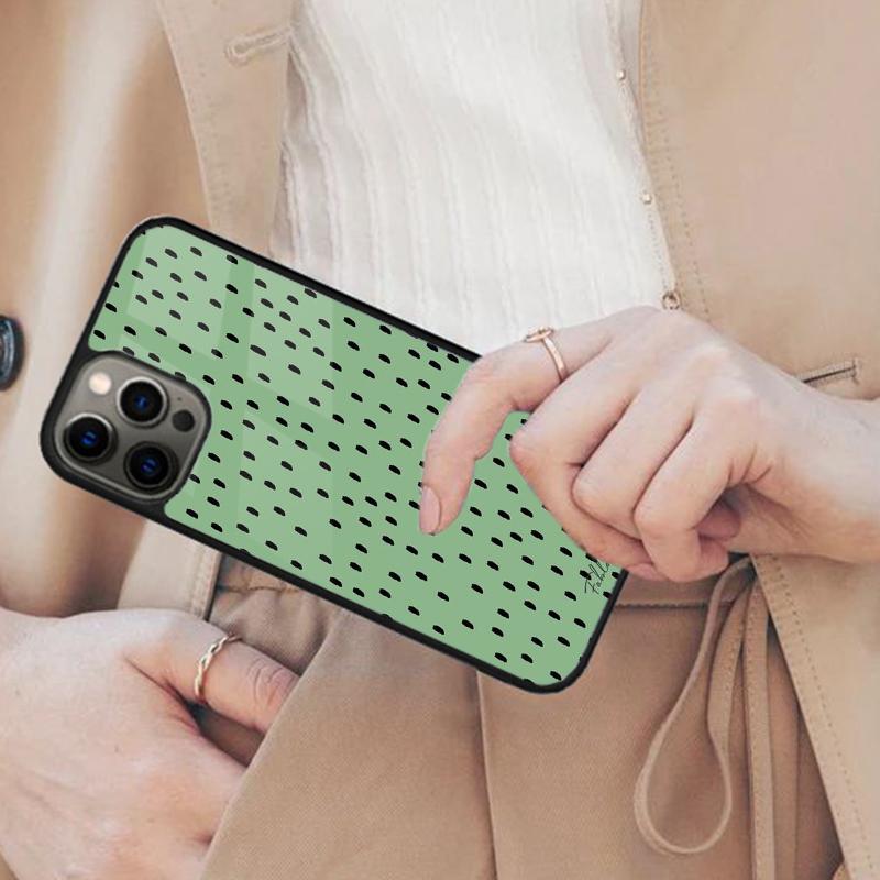 

Sea Green Mauve Dalmatian Print Mask Magnetic Phone Case For APPLE iPhone 17 Air 16 14 13 12 Pro Max 15 Plus MagSafe Cover iPhone 13mini