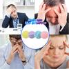 4 PCS Colorful Mesh Grape Stress Balls - Squeeze Color Change Fidget Toys for Stress Relief and Hand Exercise