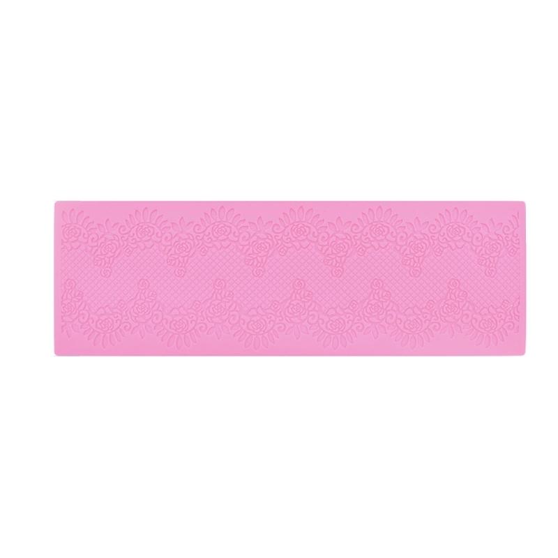 Neuartige Spitzenmatte Silikonform Hochzeitstorte Dekorationswerkzeuge Zucker Backen Spitzenform Küche Schokoladenbedarf Handwerk