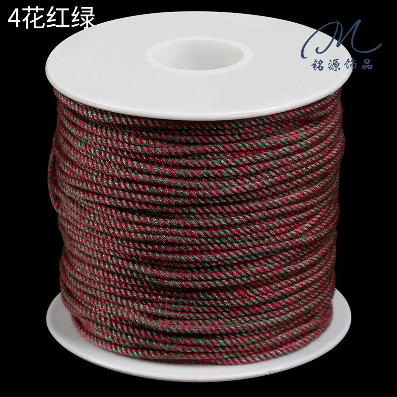 Large Roll Hand Rubbing Cotton Thread Rope Work In Progress Tibetan Play Rope Braided Rope Hemp Thread Pendant Rope Bracelet Rope Fringed Accessories