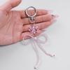 Fashionable Bowtie Charm Stylish Bowknot Shaped Keychain Bag Ornament Butterfly Knot Jewelry for Purses and Accessories