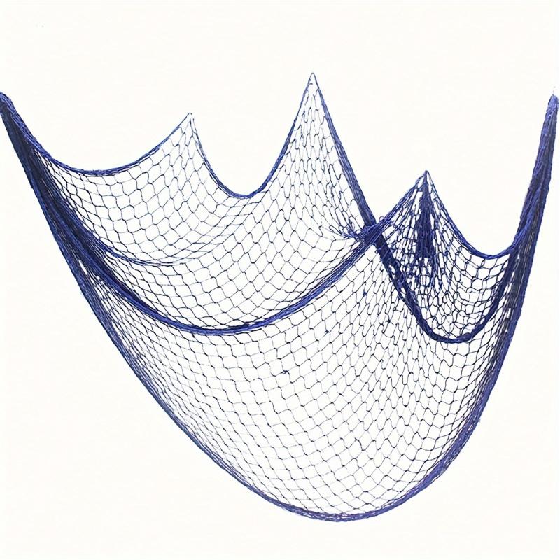 Mediterranean Style Decorative Fishing Net Hanging Ornament Thick Rope Hemp Line Shell Float Wind Chime Wall Hanging Living Room