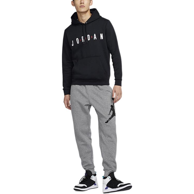 Jordan Sweatshirts Men's Black Hooded Moderate Regular DC9091-010