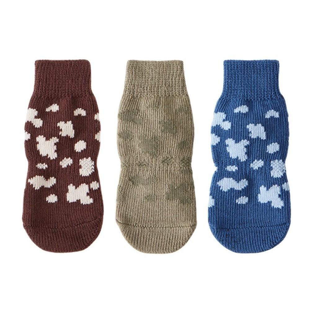4PCS Wear Resistant Pet Foot Cover Breathable Dog Paw Protectors Pet Paw Protection