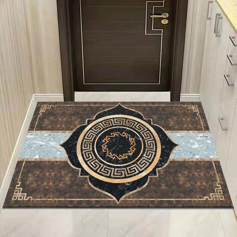 New Chinese Style Entrance Carpet  Living Room Carpet Corridor Floor Mat Household Anti Slip Can Be Cut