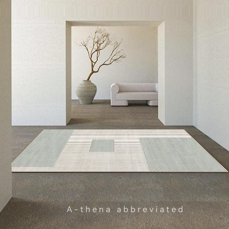 

Alfombra japonesa wabi-sabi para sala de estar,decoración de dormitorio de lujo,alfombra abstracta,Alfombra de salón nórdica moderna 40x60cm