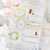 1 Rolle Leisure Life PET Glitzer Sand Stanzband, Beschriftbare Folienaufkleber zur Handkonto-Dekoration & DIY