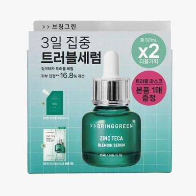 Zinc Teca Blemish Serum + Refill 25ml*2
