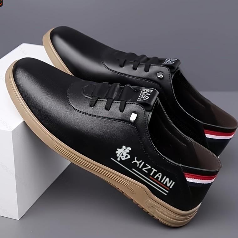 Wholesale spring and autumn casual men's shoes new men's leather shoes soft sole soft surface one pedal casual shoes