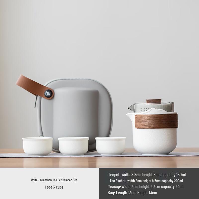 Portable Ceramic Travel Tea Set