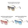 Punk Metal Hexagon Sunglasses With Pink Lenses Uv400 For Summer Beach Party