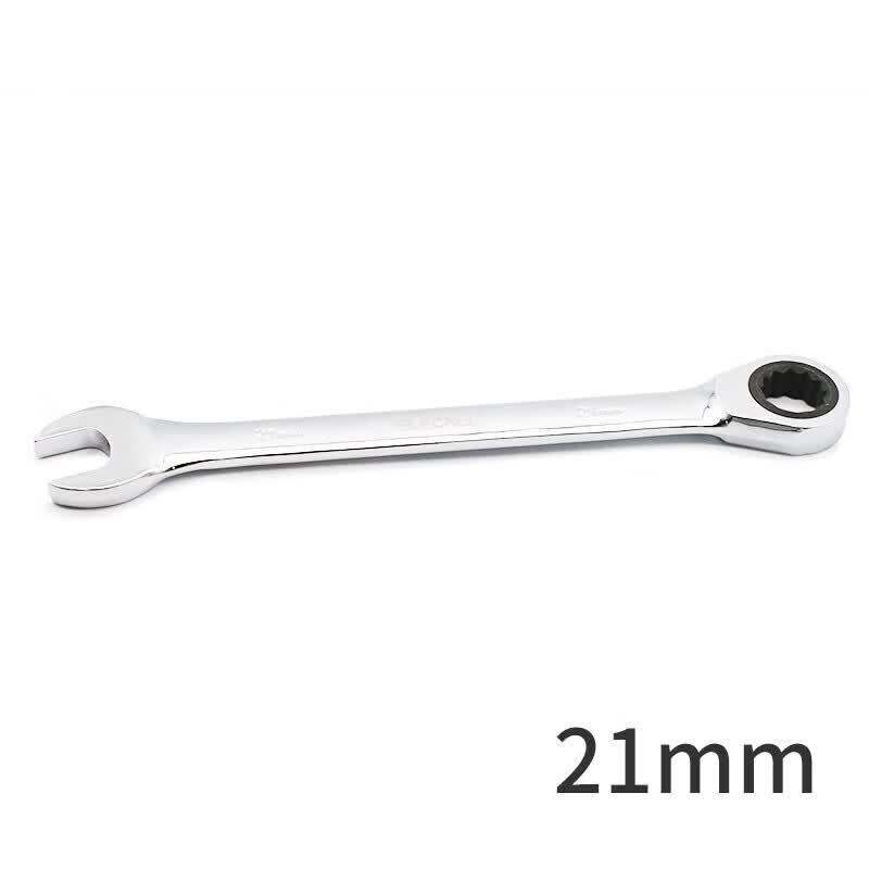 Hengrui 21mm Fixed Head Ratchet Combination Wrench