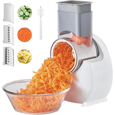 Electric Cheese Grater, Detachable Electric  Vegetable Slicer for Home Kitchen Use, Vegetables, Cheeses, and Nuts