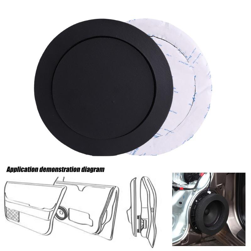 Auto-Sound-Washer, Tür-Schallschutz, Baumwolle, Lautsprecher-Schwamm, Waschmaschine, Lautsprecher, versiegelt, schalldicht, selbstklebender Ring