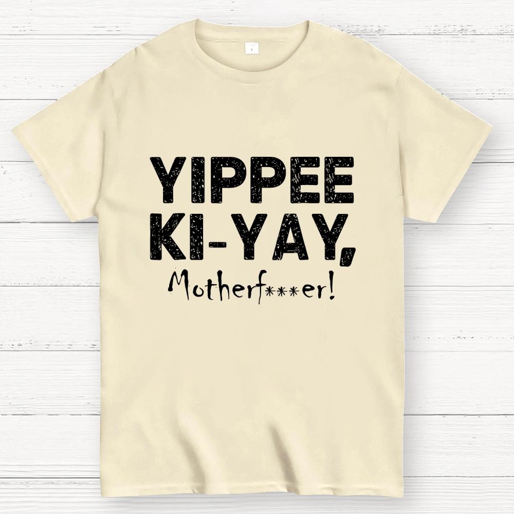 Yippee-Ki-Yay Cotton Summer Casual Cool Loose T-Shirt