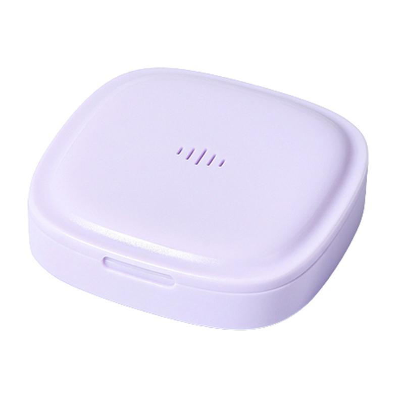 Orthodontic Retainer Double Layer Braces Storage Box Soaking Invisible Teeth Denture Cleaning Tooth Storage Portable Belt Case