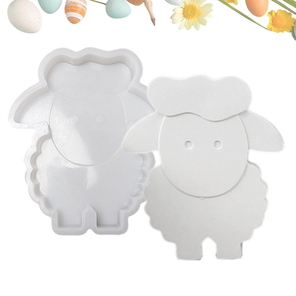 Bunny Silicone Mold Easter Bunny Statue Silicone Mold Children Adults Beginners-Friendly Casting Mould Easy Release For Cake