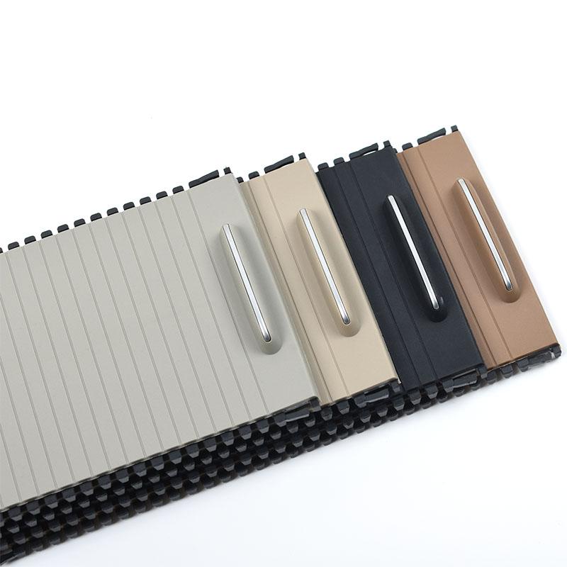 Car Console Cup Holder Blind Cover Zipper Rolling Curtain For Mercedes Benz W204 C Class W212 E Class C180 C200 C220 E200