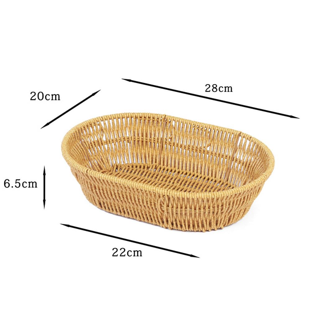 Woven rattan storage general goods handwoven storage kitchen candy candy fruit snack craft item tray/basket, basket, storage, basket, storage, plate,