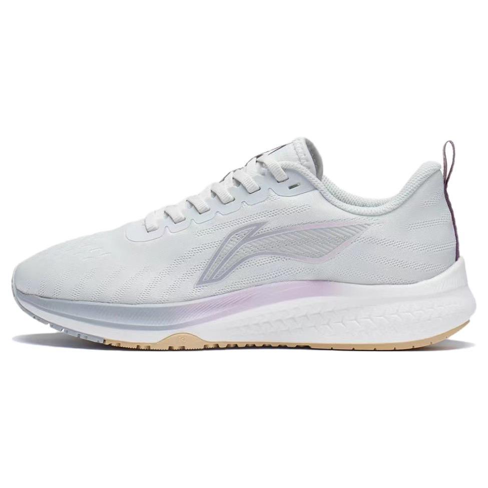 

New LiNing Red Hare 5 Anti Slip And Wear Resistant Lightweight Low Top Running Shoes Women s Gray Purple ARMS010-18 37