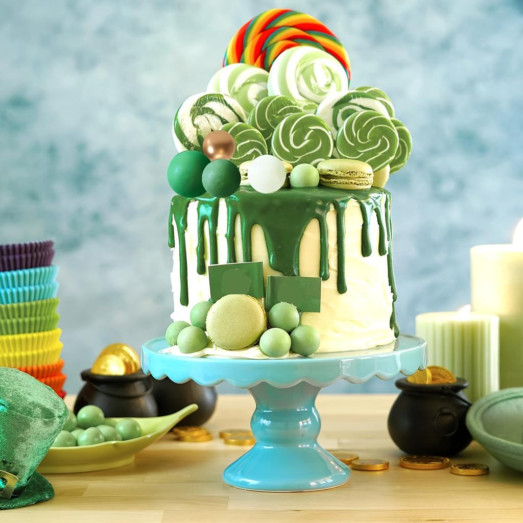 32 Pieces Ball Cake Toppers Decorations, Mini Ball Cake Toppers for Wedding Party Birthday Cake Decorations