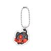 Anime Acrylic Key Ring for Brionne Alolan Meowth Pumpkaboo Chimchar Espurr Piplup Q Version Self-Made Acrylic Key Chain Pendant
