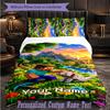 Personalized 3Pcs Bedding SetMinecraft Custom Text Duvet Cover Pillowcase Set Bedroom Gift