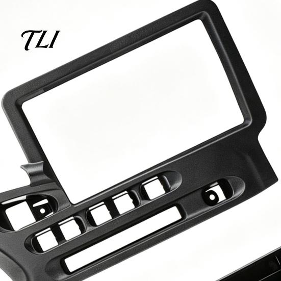 Black Matte Interior Radio Console 9 Inch Car Fascia Dash Kit for NIVA 2009-2020 LADA Vehicle Navigation Upgrade Accessories TRAVEL2020+ LHD,