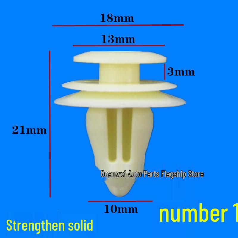 Universal Nylon Door Panel Clip: Interior Fixing Glue Buckle for Car, Fender, & Side Skirt