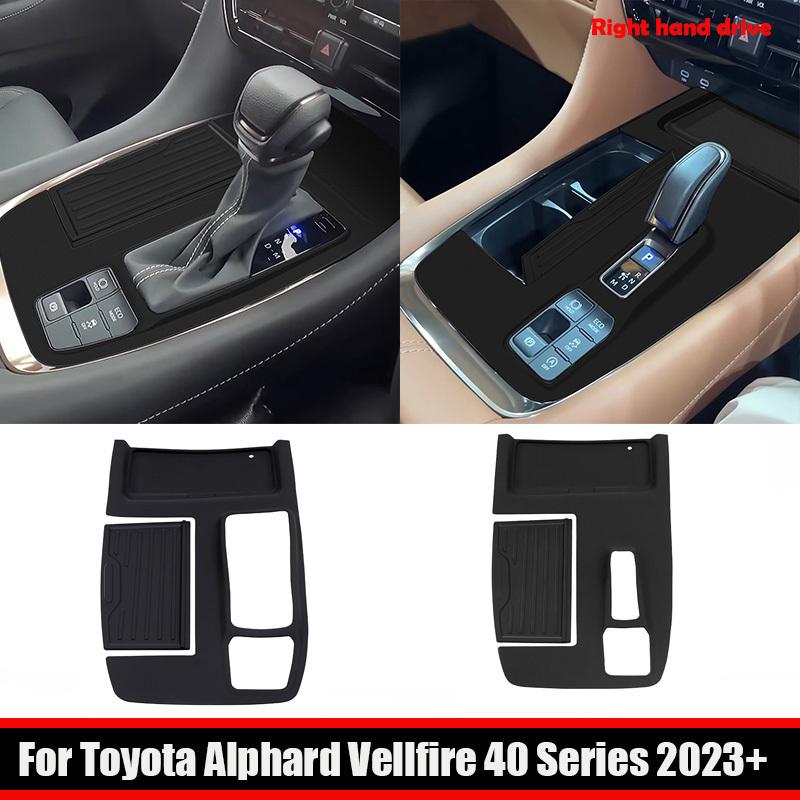 RHD For Toyota Alphard Vellfire 40 Series 2024 silicone central control gear box panle water cup cover interior Accessories